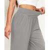 imagesiliteelon Wide Leg Capri Pants for Women Lounge Pajama Pants Women Casual Loose Comfy Flowy Palazzo Capris with PocketsLight Gray