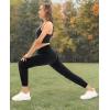 imagesiliteelon Womens Cargo Joggers Lightweight Quick Dry Hiking Pants Athletic Workout Casual OutdoorBlack
