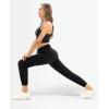 imagesiliteelon Womens Cargo Joggers Lightweight Quick Dry Hiking Pants Athletic Workout Casual OutdoorBlack