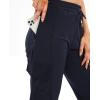 imagesiliteelon Womens Cargo Joggers Lightweight Quick Dry Hiking Pants Athletic Workout Casual OutdoorNavy Blue