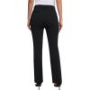 imagesiliteelon Womens Straight Leg Dress Pants Stretchy High Waisted Work Office Trousers Yoga Bootcut Slacks with PocketsBlack