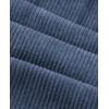 imagesiliteelon Corduroy Pants for Women Cotton Straight High Waist Vintage Trousers with PocketsBlue