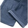 imagesiliteelon Corduroy Pants for Women Cotton Straight High Waist Vintage Trousers with PocketsBlue