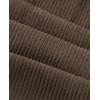 imagesiliteelon Corduroy Pants for Women Cotton Straight High Waist Vintage Trousers with PocketsBrown