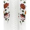 imagesiliteelon Womens Lace Tops Ruffle Short Sleeve Blouses V Neck Embroidered Casual Business Work Summer Crochet TopsAwhite