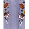 imagesiliteelon Womens Lace Tops Ruffle Short Sleeve Blouses V Neck Embroidered Casual Business Work Summer Crochet TopsLight Purple