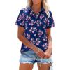B Navy and Pink Floral