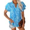 Blue White Floral