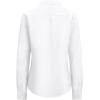 imagesiliteelon Fitted Button Down Shirts for Women Oxford Shirt Cotton Dress Shirts Collared Long Sleeve Wrinkle Free Blouse TopsA White