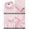 imagesiliteelon Fitted Button Down Shirts for Women Oxford Shirt Cotton Dress Shirts Collared Long Sleeve Wrinkle Free Blouse TopsD Light Pink