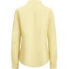 imagesiliteelon Fitted Button Down Shirts for Women Oxford Shirt Cotton Dress Shirts Collared Long Sleeve Wrinkle Free Blouse TopsD Light Yellow