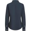 imagesiliteelon Fitted Button Down Shirts for Women Oxford Shirt Cotton Dress Shirts Collared Long Sleeve Wrinkle Free Blouse TopsD Navy Blue
