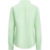 imagesiliteelon Fitted Button Down Shirts for Women Oxford Shirt Cotton Dress Shirts Collared Long Sleeve Wrinkle Free Blouse TopsMint Green