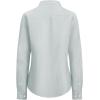 imagesiliteelon Fitted Button Down Shirts for Women Oxford Shirt Cotton Dress Shirts Collared Long Sleeve Wrinkle Free Blouse TopsSmoky Gray