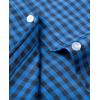imagesiliteelon Womens Plaid Dress Shirts Long Sleeve Button Down WrinkleFree Stretch Solid Casual Work Office Blouse TopPlaid Blue  Black