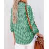imagesiliteelon Womens Plaid Shirts Long Sleeve Button Down Dress Shirts Lightweight Casual Work Office Collared Blouse TopPink Plaid