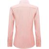 imagesiliteelon Womens Stripe Dress Shirts Long Sleeve Button Down WrinkleFree Stretch Solid Casual Work Office Blouse TopPinstripe Yellow