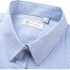 imagesiliteelon Womens Stripe Dress Shirts Long Sleeve Button Down WrinkleFree Stretch Solid Casual Work Office Blouse TopStripes Blue