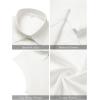 imagesiliteelon Linen Shirts for Women Button Down Shirts Sleeveless Cotton Collared V Neck Solid Tank Top Casual BlousesWhite