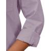 imagesiliteelon Womens Button Down Shirt Linen Button Up Shirts for Women Long Sleeve Summer Shirt Collared Blouse Linen TopsLavender