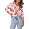 Orange Pink Floral