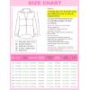 imagesiliteelon Womens Button Down Shirts Dress Shirts Long Sleeve Wrinkle Free Collared Work Blouses Casual Print Chiffon TopA Pink Graphic
