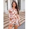 imagesiliteelon Womens Button Down Shirts Dress Shirts Long Sleeve Wrinkle Free Collared Work Blouses Casual Print Chiffon TopOrange Pink Floral