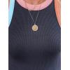 imagesiliteelon Womens Colorblock Racerback Crew Neck Casual Basic Ribbed Fitted Tank Top Sleeveless CamisF Dark Grey