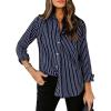 Navy Blue Striped