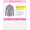 imagesiliteelon Womens Button Down Shirts Long Sleeve Dress Shirts Wrinkle Free Collared Work Office Solid Blouses Corset TopsAe Red