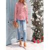 imagesiliteelon Womens Button Down Shirts Long Sleeve Dress Shirts Wrinkle Free Collared Work Office Solid Blouses Corset TopsAll Camel Pink