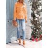 imagesiliteelon Womens Button Down Shirts Long Sleeve Dress Shirts Wrinkle Free Collared Work Office Solid Blouses Corset TopsE Sunflower Yellow