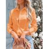 imagesiliteelon Womens Button Down Shirts Long Sleeve Dress Shirts Wrinkle Free Collared Work Office Solid Blouses Corset TopsE Sunflower Yellow