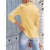 imagesiliteelon Womens Button Down Shirts Long Sleeve Dress Shirts Wrinkle Free Collared Work Office Solid Blouses Corset TopsE Vivid Yellow