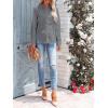 imagesiliteelon Womens Button Down Shirts Long Sleeve Dress Shirts Wrinkle Free Collared Work Office Solid Blouses Corset TopsLight Gray Blue