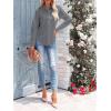 imagesiliteelon Womens Button Down Shirts Long Sleeve Dress Shirts Wrinkle Free Collared Work Office Solid Blouses Corset TopsLight Gray Blue