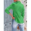 imagesiliteelon Womens Button Down Shirts Long Sleeve Dress Shirts Wrinkle Free Collared Work Office Solid Blouses Corset TopsSpring Green
