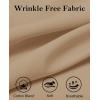 imagesiliteelon Button Down Dress Shirts for Women Long Sleeve Wrinkle Free Shirts Solid Work Business Formal Button Up ShirtSheepskin