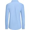 imagesiliteelon Button Down Shirts Dress Shirts for Women Long Sleeve Womens Work Shirts Regular Fit Cotton Dress ShirtsBaby Blue