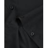 imagesiliteelon Button Down Shirts Dress Shirts for Women Long Sleeve Womens Work Shirts Regular Fit Cotton Dress ShirtsBlack