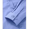 imagesiliteelon Button Down Shirts Dress Shirts for Women Long Sleeve Womens Work Shirts Regular Fit Cotton Dress ShirtsBlue