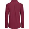 imagesiliteelon Button Down Shirts Dress Shirts for Women Long Sleeve Womens Work Shirts Regular Fit Cotton Dress ShirtsBurgundy