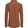 imagesiliteelon Button Down Shirts Dress Shirts for Women Long Sleeve Womens Work Shirts Regular Fit Cotton Dress ShirtsCaramel