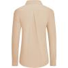 imagesiliteelon Button Down Shirts Dress Shirts for Women Long Sleeve Womens Work Shirts Regular Fit Cotton Dress ShirtsChampagne
