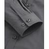 imagesiliteelon Button Down Shirts Dress Shirts for Women Long Sleeve Womens Work Shirts Regular Fit Cotton Dress ShirtsCharcoal Gray