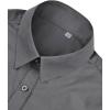 imagesiliteelon Button Down Shirts Dress Shirts for Women Long Sleeve Womens Work Shirts Regular Fit Cotton Dress ShirtsCharcoal Gray
