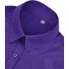 imagesiliteelon Button Down Shirts Dress Shirts for Women Long Sleeve Womens Work Shirts Regular Fit Cotton Dress ShirtsDeep Purple