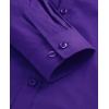 imagesiliteelon Button Down Shirts Dress Shirts for Women Long Sleeve Womens Work Shirts Regular Fit Cotton Dress ShirtsDeep Purple