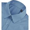 imagesiliteelon Button Down Shirts Dress Shirts for Women Long Sleeve Womens Work Shirts Regular Fit Cotton Dress ShirtsDenim Blue