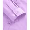 imagesiliteelon Button Down Shirts Dress Shirts for Women Long Sleeve Womens Work Shirts Regular Fit Cotton Dress ShirtsLavender